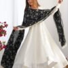 NKB-45_6.jpg Black Vichitra Silk Anarkali Suit Set