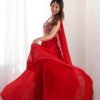 NKB-50RED_6.jpg Red Color Fully Flared Lehenga Choli with Exquisite Embroidery