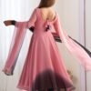 NKB-51PINK_1.jpg Elegant Pink Fox Georgette Anarkali Suit