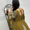Pc-528_5.jpg Mustard Green Crop Top Lehenga with Embroidered Shrug