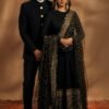 S3D-162BLACK_1.jpg Aditi Rao-Inspired Black Rayon Embroidered Anarkali Suit Set