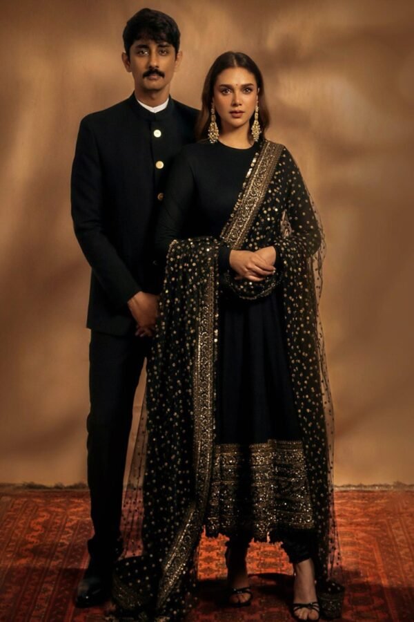 S3D-162BLACK_1.jpg Aditi Rao-Inspired Black Rayon Embroidered Anarkali Suit Set