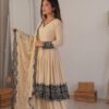 SP-71_5.jpg Neutral Vanilla Color Palazzo Suit