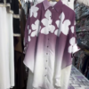 Women Ombre Floral Print Button-Down Shirt
